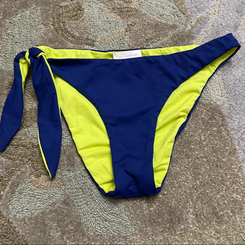Tara Matthews size 1 bikini bottom tie side